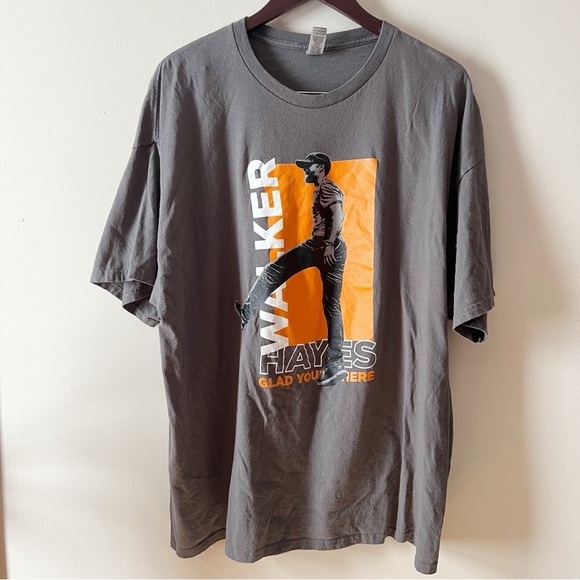 walker hayes Other - Walker Hayes Graphic Tee Glad You’re Here Tour Shirt Size 2XL Cotton